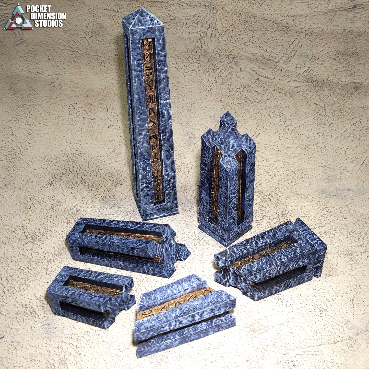 Blavin 4 Ancient Mystic Obelisks