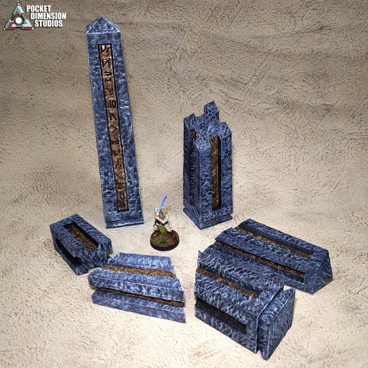 Blavin 4 Ancient Mystic Obelisks